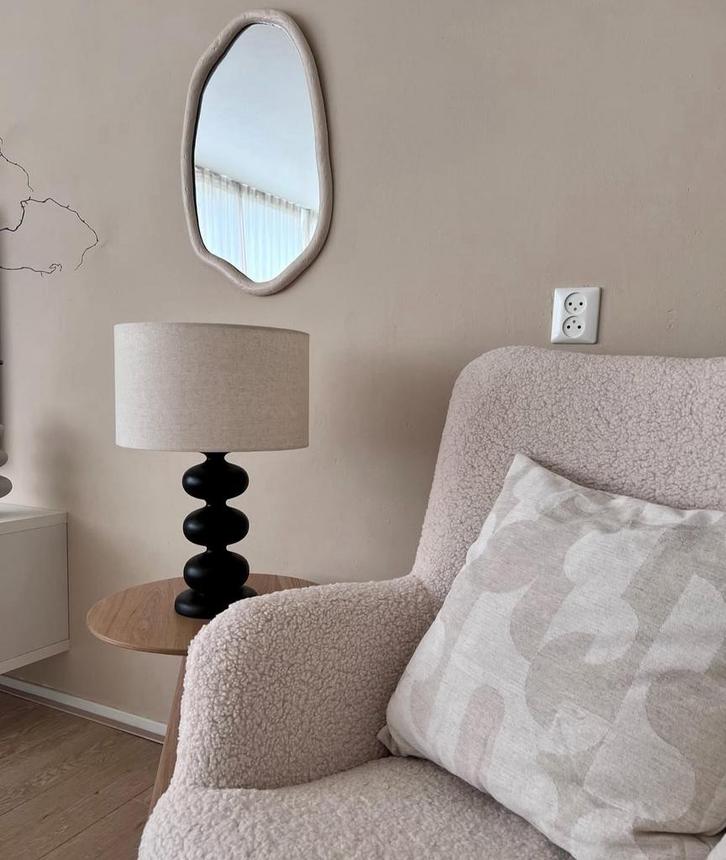 Japandi lamp Kwantum bollen lamp, Huis en Inrichting, Lampen | Tafellampen, Zo goed als nieuw, Minder dan 50 cm, Ophalen of Verzenden