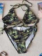 Bikini leger groen maat s marine army badpak vakantie, Verzenden, Zo goed als nieuw, Groen, Bikini
