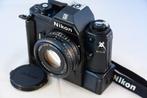 Nikon EM met 50mm/1.8 E-Series en MD-E motorwinder TOP STAAT, Gebruikt, Stroombaan 14 1181 VX Amstelveen, Ophalen of Verzenden