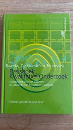 Baarda - Basisboek kwalitatief onderzoek, Ophalen of Verzenden, Zo goed als nieuw, Baarda, Sociale wetenschap