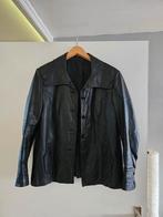 Zwarte leren jas, Ophalen of Verzenden