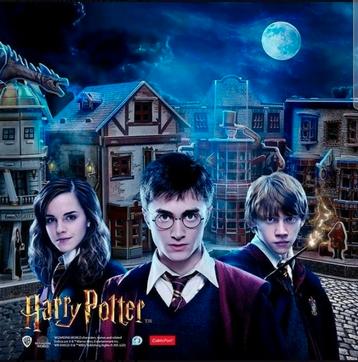 NIEUW Harry Potter Diagon Alley 3D puzzel, Wizarding World