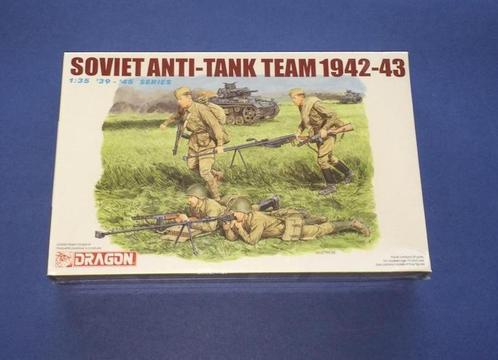 Dragon 6049 Soviet Anti-Tank Team 1/35, Hobby en Vrije tijd, Modelbouw | Figuren en Diorama's, Nieuw, 1:35 tot 1:50, Ophalen of Verzenden