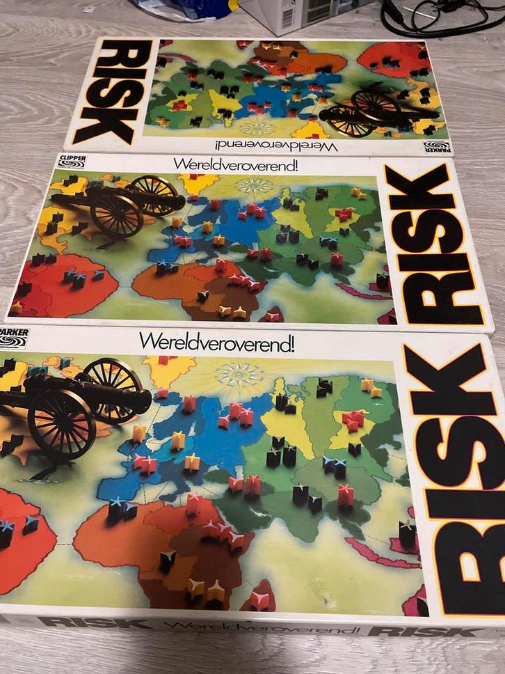 Risk Bordspel - Wereldveroverend!, Hobby en Vrije tijd, Gezelschapsspellen | Bordspellen, Gebruikt, Drie of vier spelers, Reisspel