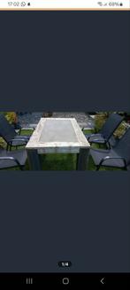 Gratis tuintafel, Tuin en Terras, Tuintafels, Ophalen, Gebruikt, Rechthoekig
