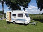 Mooie Hobby 400 KB De Luxe 1999 met luifel, Standaardzit, Hobby, Particulier, Schokbreker