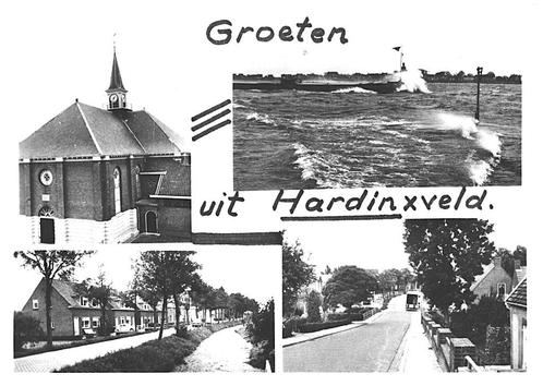 958770	Hardinxveld	ZH 1969 Merwede	 Postzegel afgeweekt, Verzamelen, Ansichtkaarten | Nederland, Ongelopen, Zuid-Holland, 1960 tot 1980