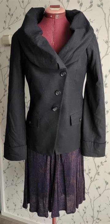 PAUW Amsterdam Zwarte, Wollen Blazer/ Jasje maat 1=36  beschikbaar voor biedingen