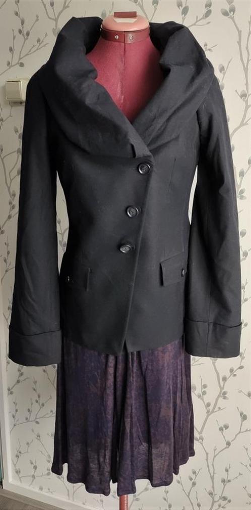 PAUW Amsterdam Zwarte, Wollen Blazer/ Jasje maat 1=36, Kleding | Dames, Jasjes, Kostuums en Pakken, Zo goed als nieuw, Jasje, Maat 36 (S)