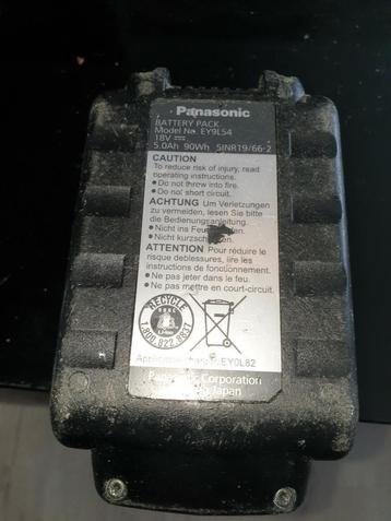 Panasonic accu's 18v 5 ah beschikbaar voor biedingen