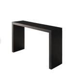 Zwarte Wandtafel / bijzettafel, Ophalen, Minder dan 50 cm, 100 tot 150 cm, Zo goed als nieuw