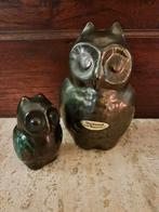 Otto keramiek handwerk uilen beeldjes, Ophalen of Verzenden, Gebruikt, Dier