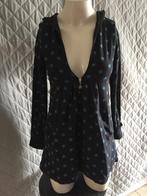 Fishbone trui XS, donkerblauw met sterren (1B17)