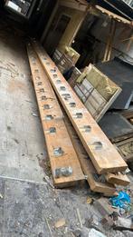 Houten balken 4x 8300x400x100, Doe-het-zelf en Verbouw, Hout en Planken, Ophalen, Zo goed als nieuw, Balk, Vuren