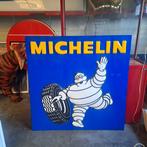 Michelin lichtbak plaat Xxl reliëf, Verzamelen, Ophalen, Gebruikt, Lichtbak of (neon) lamp