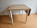 Ikea DANDERYD klaptafel, eikenfineer/wit, Ophalen, Zo goed als nieuw, Vierkant, 50 tot 100 cm