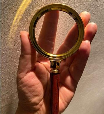 71mm 10x vergroting detective vergrootglaasje compact beschikbaar voor biedingen