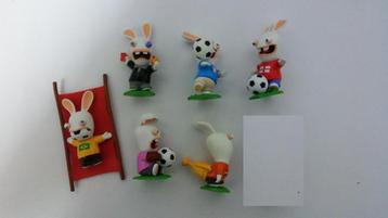 Raving Rabbits Rabbids Rayman Ubisoft Wii figuren voetbal