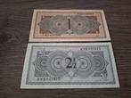 Setje heel mooie muntbiljetten 1 en 2,5 gulden Juliana, 1949, Postzegels en Munten, Ophalen of Verzenden