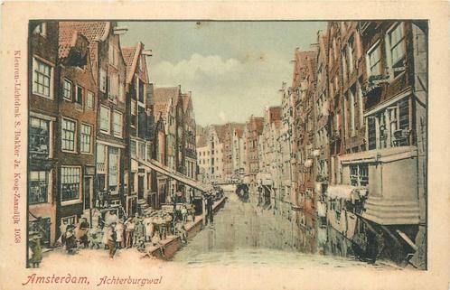 (381-249-033) Amsterdam Achterburgwal, Verzamelen, Ansichtkaarten | Nederland, Noord-Holland, Verzenden