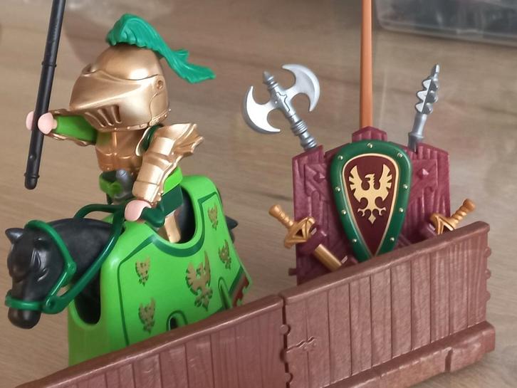 75% Korting op gebruikt Playmobil Knights 5355 Toernooiridde, Kinderen en Baby's, Speelgoed | Playmobil, Zo goed als nieuw, Complete set