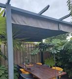 Terraspergola met doek - 2.60x2.70m, Ophalen