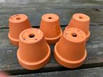 Mini Bloempotjes Terracotta - Set van 5, Tuin en Terras, Bloempotten, Ophalen, Gebruikt, Rond, Binnen