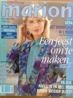 Marion zelfmaakmode november nr. 11 / 1989, Hobby en Vrije tijd, Kledingpatronen, Verzenden, Gebruikt, Vrouw, Overige merken