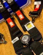 Sparco 6-punts gordel FIA HANS Blauw zwart rood, Ophalen of Verzenden