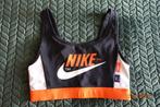 Nike zwart-oranje-witte sport bh, maat S, Zwart, Nike, Ophalen of Verzenden, Maat 36 (S)