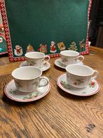 Villeroy & Boch Kerst Kop en Schotels (4), Huis en Inrichting, Keuken | Servies, Ophalen, Zo goed als nieuw, Overige stijlen, Kop(pen) en/of Schotel(s)