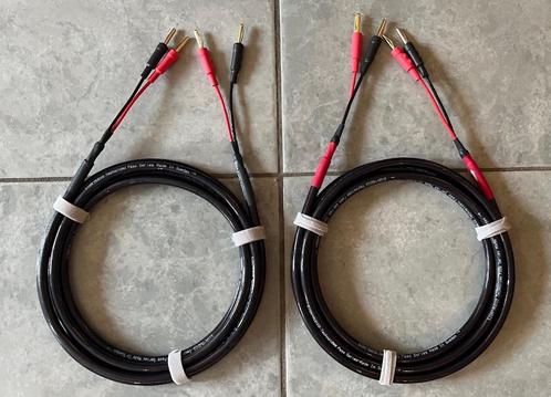 Sign Audio speakerkabelset 3meter banana, Audio, Tv en Foto, Audiokabels en Televisiekabels, Gebruikt, Luidsprekerkabel, 2 tot 5 meter