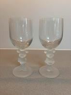 2 Mickey en Minnie wijnglazen uit Disney, Verzamelen, Disney, Ophalen of Verzenden, Mickey Mouse, Zo goed als nieuw, Servies