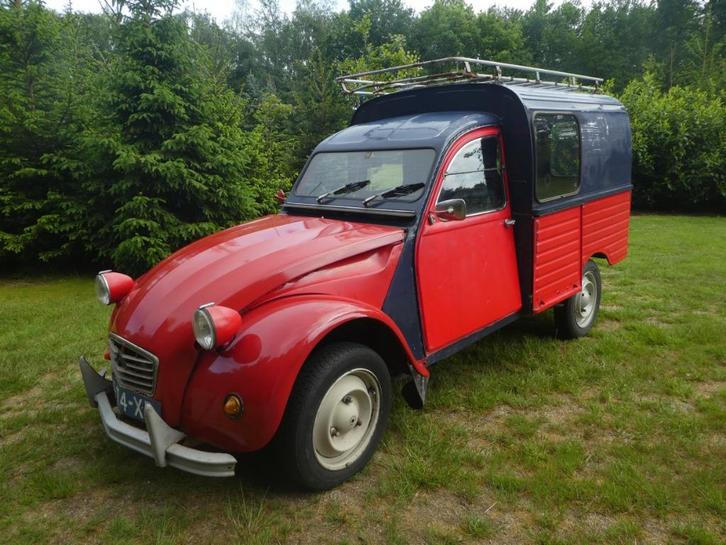 Citroën 400 1977, Auto's, Bestelauto's, Particulier, Citroën, Benzine, Handgeschakeld, Origineel Nederlands, Rood, Blauw, Overige bekleding