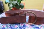 Riem leder bruin Josephine & Co - 92 cm - breedte 7 cm, Josephine & Co, Echt leder, Tailleriem, Ophalen of Verzenden