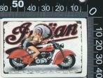 Sticker: Indian Motorcycles, Ophalen of Verzenden, Zo goed als nieuw, Auto of Motor
