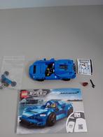 LEGO Speed Champions McLaren Elva 76902, Ophalen of Verzenden, Zo goed als nieuw, Complete set, Lego