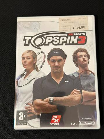 Topspin 3 - Wii Game Compleet in doos beschikbaar voor biedingen
