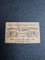 Oude Luciferetiket - Dana Tändsticksfabriks made in Holland, Ophalen of Verzenden, Gebruikt
