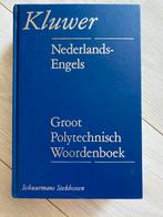Groot Polytechnisch Woordenboek Kluwer Nederlandse-Engels, Ophalen of Verzenden, Overige uitgevers, Engels