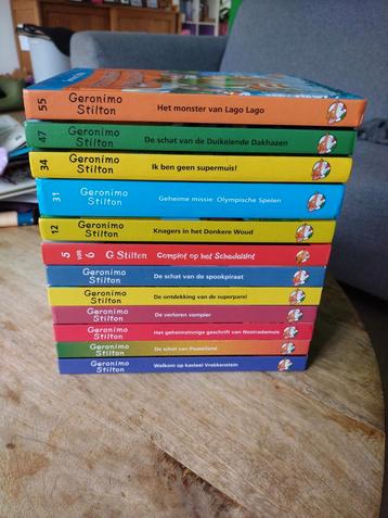 12 Geronimo Stilton boeken. beschikbaar voor biedingen