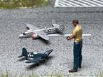 1:87 figuur remote control met 1 vliegtuig, zelfbouw, Hobby en Vrije tijd, Ophalen of Verzenden, Zo goed als nieuw, 1:50 of kleiner