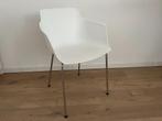 Kuipstoelen kunststof eetkamerstoelen wit - 4 stuks, Ophalen, Kunststof, Gebruikt, Wit