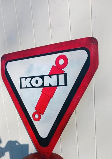KONI  schokbrekers reclamebord aluminium beschikbaar voor biedingen