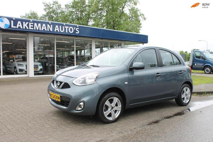 Nissan Micra 1.2 DIG-S Acenta Greyline AUTOMAAT slipt, Auto's, Nissan, Bedrijf, Te koop, Micra, ABS, Airbags, Airconditioning