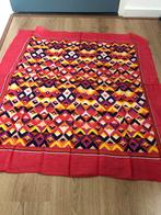 Fuchsia roze vierkante kleurrijke katoen sjaal geel, Maat 46/48 (XL) of groter, Nieuw, Ophalen of Verzenden, X