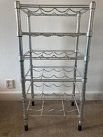 IKEA Omar Wijnrek - Metalen flessenrek, Ophalen, 15 tot 25 flessen, Zo goed als nieuw, Metaal