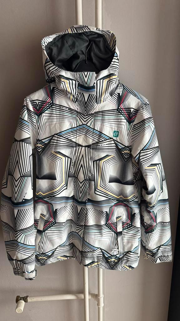 Rib Curl Ski/Snowboard Jack maat M, Kleding | Dames, Wintersportkleding, Zo goed als nieuw, Jack, Maat 38/40 (M), Ophalen of Verzenden