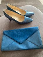 Peter Kaiser pumps en clutsch, Kleding | Dames, Schoenen, Ophalen, Blauw, Zo goed als nieuw, Schoenen met hoge hakken