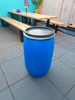120 liter vat met deksel, Ophalen, Zo goed als nieuw, Kunststof